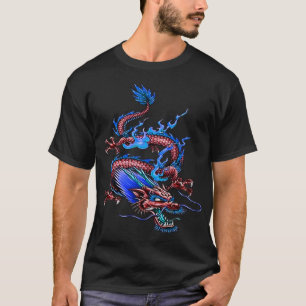 Chinese Red Good Fortune Dragon Mythical Creature T-Shirt