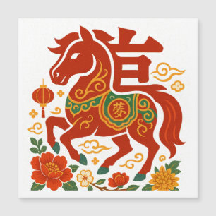 Chinese Red lucky horse 2026