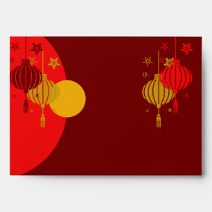 Chinese Red Lucky Money (Hong Bao) Envelope