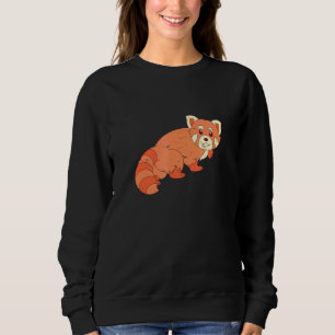 Chinese Red Panda Wildlife Forest Animal China Red Sweatshirt