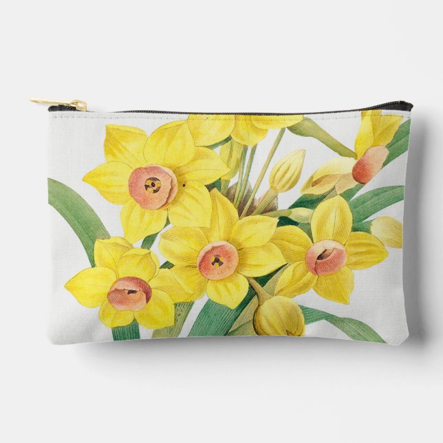 Chinese Sacred Lily, Pierre-Joseph Redouté,  Accessory Pouch (Front)
