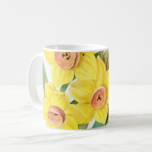 Chinese Sacred Lily, Pierre-Joseph Redouté,  Coffee Mug