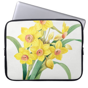 Chinese Sacred Lily, Pierre-Joseph Redouté, Laptop Sleeve