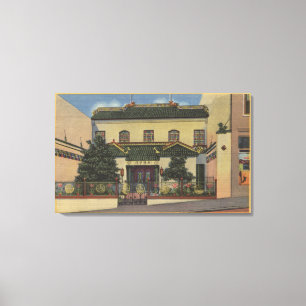 Chinese School in Chinatown- San Francisco, CA Canvas Print