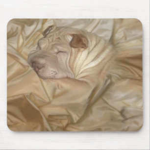 Chinese Shar Pei Camouflaged in Wrinkles Mouse Mat