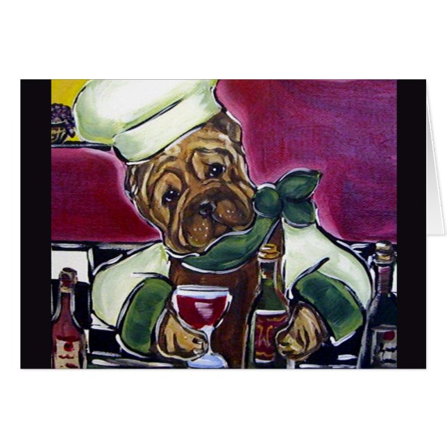 Chinese Shar-Pei Chef (Front Horizontal)