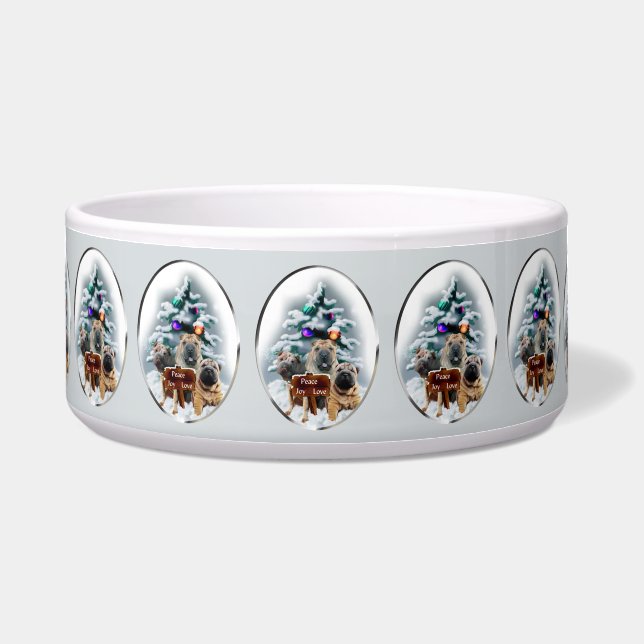 Chinese Shar-Pei Christmas (Front)