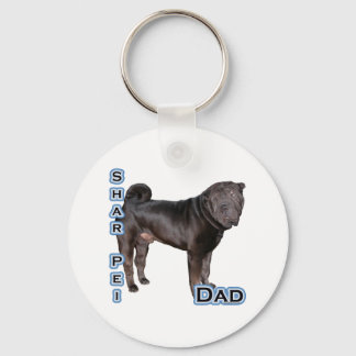 Chinese Shar-Pei Dad 4 - Keychain