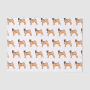 Chinese Shar-Pei dog cartoon illustration Tissue Paper