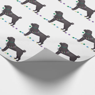 Chinese Shar Pei Feliz Naughty Dog Christmas Desgn Wrapping Paper