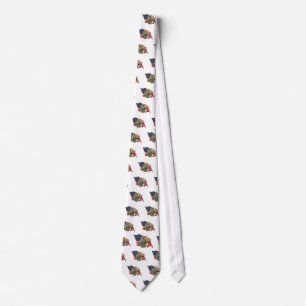 Chinese Shar-Pei Flag Tie
