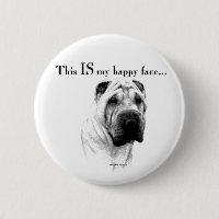 Chinese Shar Pei Happy Face