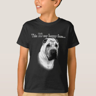 Chinese Shar Pei Happy Face T-Shirt
