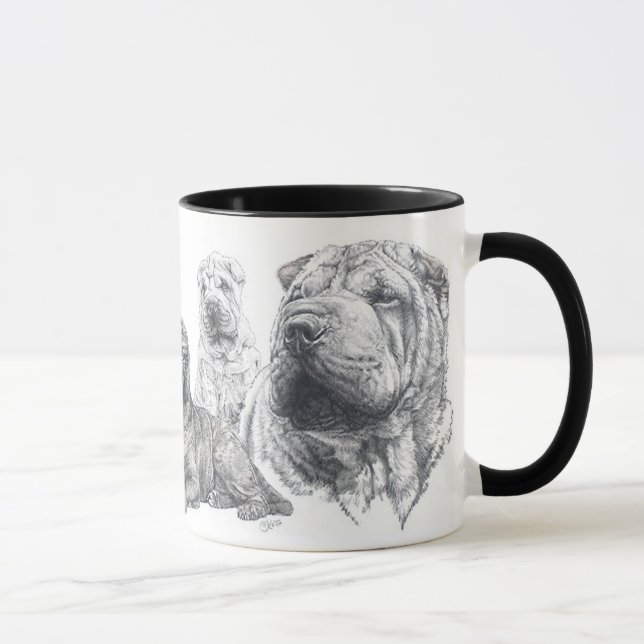 Chinese  Shar Pei Mug (Right)