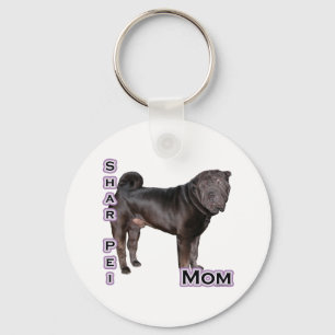 Chinese Shar-Pei Mum 4 - Keychain