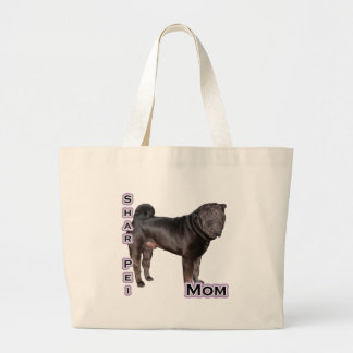Chinese Shar Pei Mum 4 Large Tote Bag