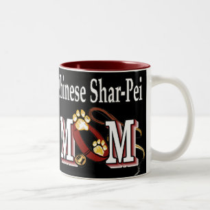 Chinese Shar-pei Mum Gifts Two-Tone Coffee Mug