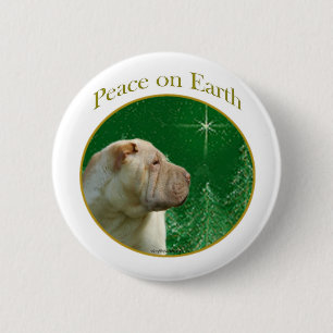 Chinese Shar-Pei Peace 6 Cm Round Badge