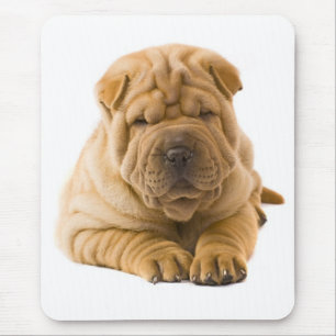 Chinese Shar Pei Puppy Dog Love Mousepad