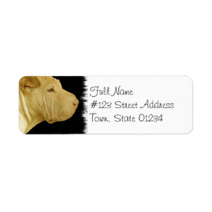 Chinese Shar-Pei Return Address Label