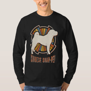 Chinese Shar Pei Vintage Classic Retro Dog Love T-Shirt