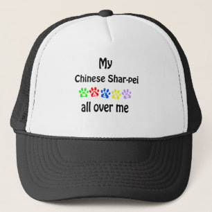 Chinese Shar-Pei Walks Design Trucker Hat