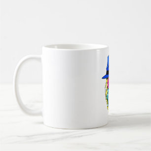 Chinese Sharpei Puppy Dog Colourful Shar Pei with  Coffee Mug