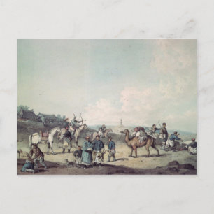 Chinese soldiers postcard