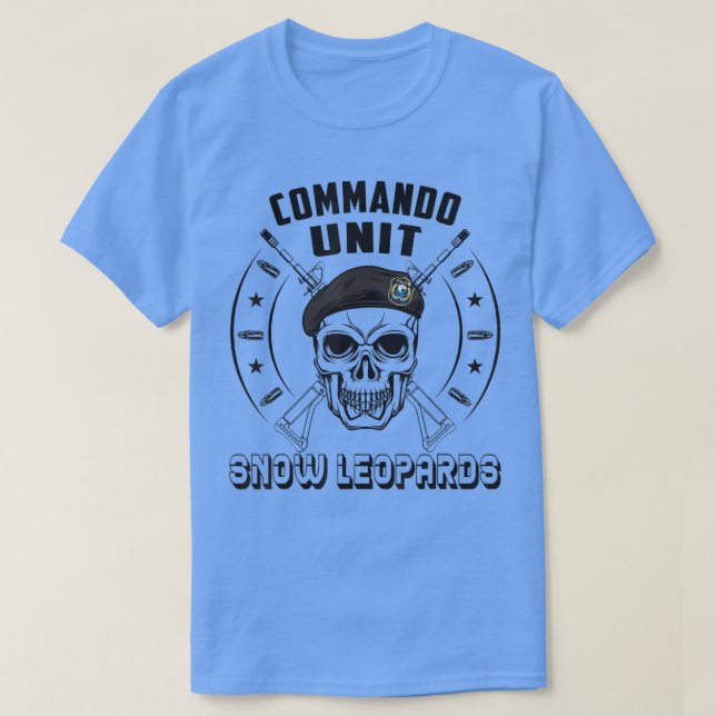 Chinese Special Force Snow Leopard Commando China  T-Shirt (Design Front)