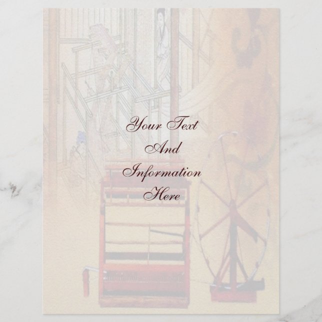 Chinese Spining Wheel Letterhead (Front)