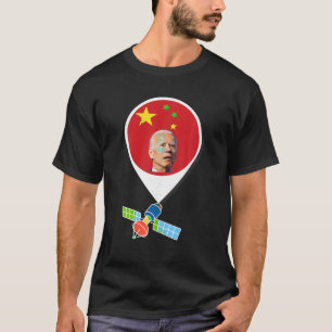 Chinese Spy Balloon Funny Surveillance Joe Biden C T-Shirt