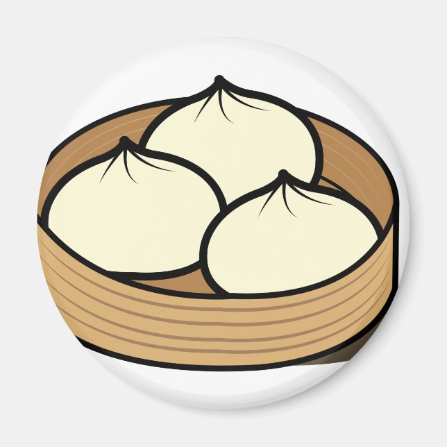 Chinese Steamed Buns Magnet (Front)
