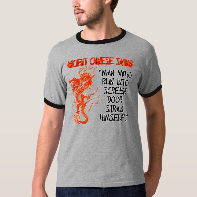 Chinese Strainer T-Shirt (Front)