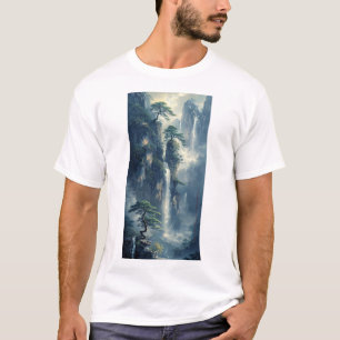 Chinese-Style Old Landscape Painting T-Shirt