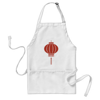 Chinese symbol, lantern, vintage, gift standard apron