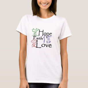 'Chinese symbols' shirt for woman