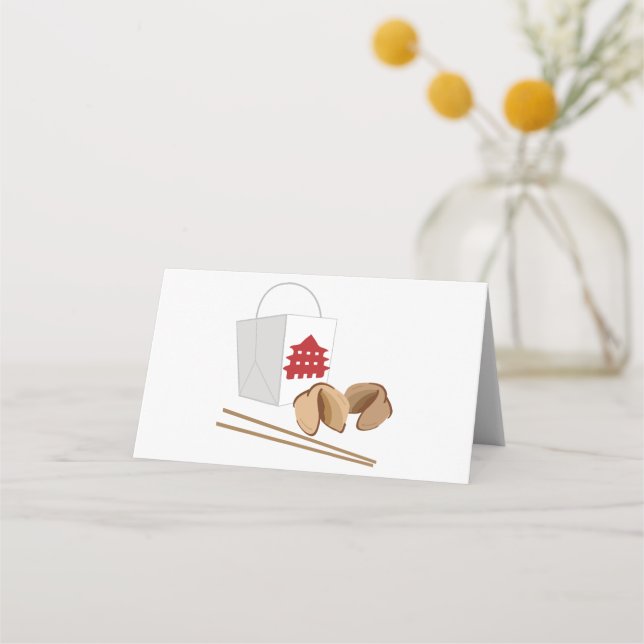 Chinese Take Out Place Card (Front)