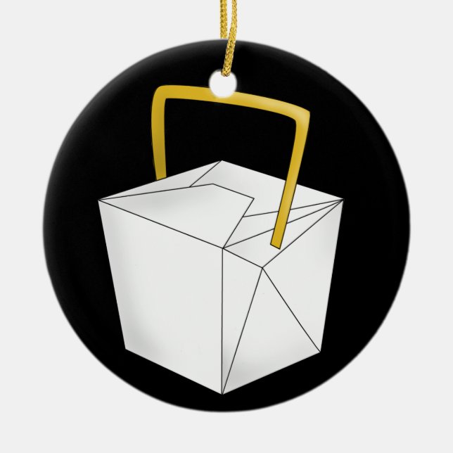 Chinese Take Out - SRF Ceramic Tree Decoration (Front)