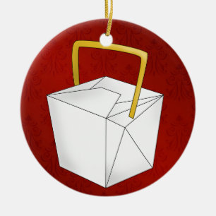 Chinese Take Out - SRF Ceramic Tree Decoration