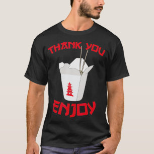Chinese Takeout Food Thank You Bo Chef Asian cuisi T-Shirt