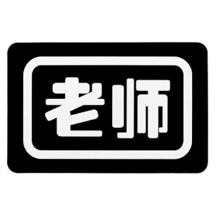 Chinese Teacher 老师 Laoshi Magnet