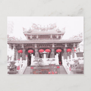 Chinese Temple in Yokohama, Japan Postcard