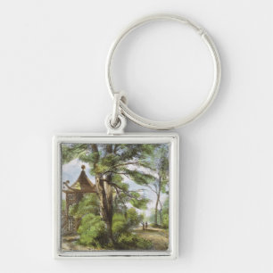 Chinese Temple, Kew Gardens, plate 13 from 'Kew Ga Key Ring