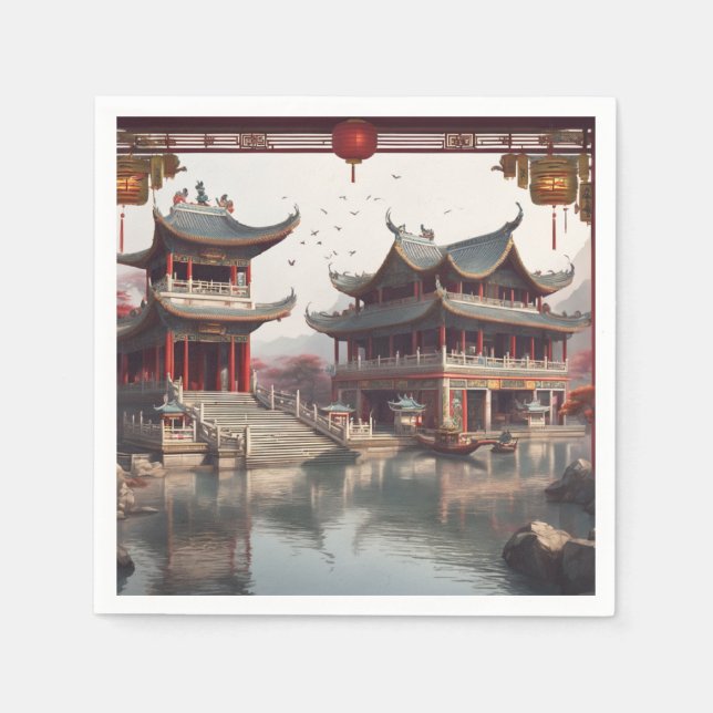 Chinese temple napkin (Front)