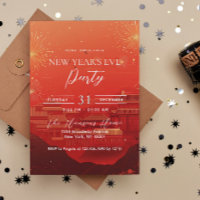 Chinese Theme Red New Year's Eve Party