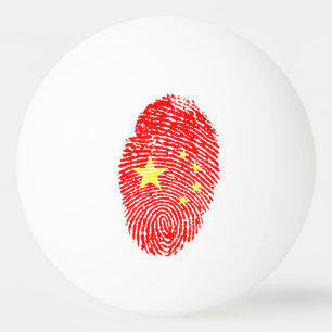 Chinese touch fingerprint flag ping pong ball