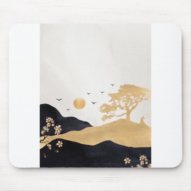 Chinese traditional art, Chinese Beautiful Art, Ch Mouse Mat (Front)