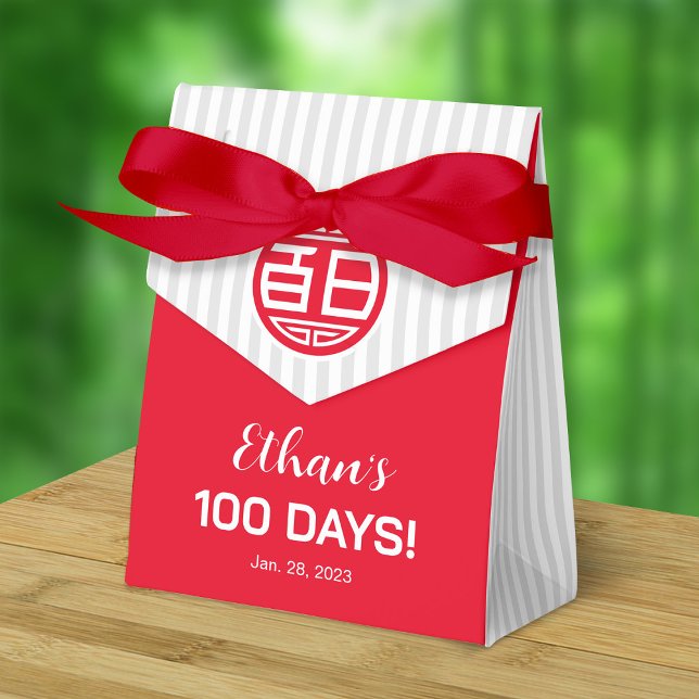 Chinese Traditional Baby 100 Days 百日 Favour Box (Creator Uploaded)