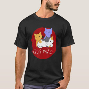Chinese Vietnamese New Year 12 Zodiacs Calligraphy T-Shirt