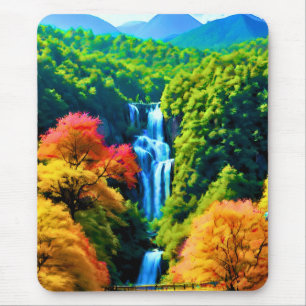Chinese Waterfall Mouse Mat